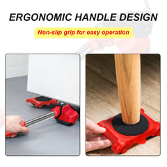 Furniture Moving Transport Roller Set (5 Pcs)