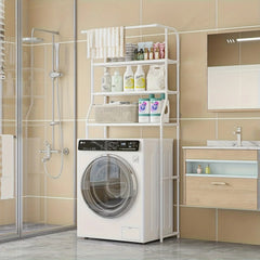 Bathroom Toilet & Balcony Washing Machine Storage Rack