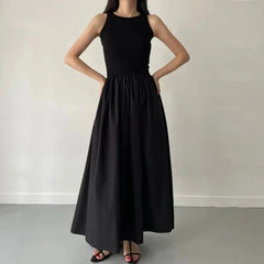 New Summer Female Fashion Style Dress Simple Elegant