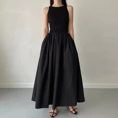 New Summer Female Fashion Style Dress Simple Elegant