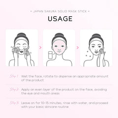 Sakura Cleansing Face Mask Stick 40g– Pore Cleaner