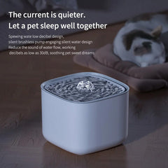 3L Cat Water Fountain Auto Recirculate Filter Large Capacity