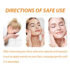 50Pcs Collagen Face Care Capsules Serum Spot Acne