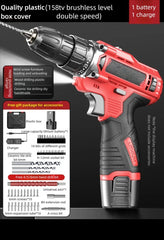 Impact Lithium Drill Cordless Screwdriver Small Electric Power Tools