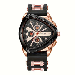 Unique Sports Men Watch High Quality Silicone Strap Auto