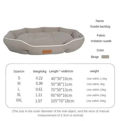 Pet Sofa Sleeping Bed Large Dog Bed House for Cats