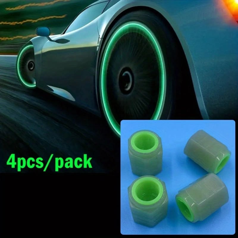 Car Luminous Tire Valve Cap(4 pcs set)