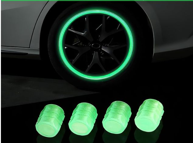 Car Luminous Tire Valve Cap(4 pcs set)