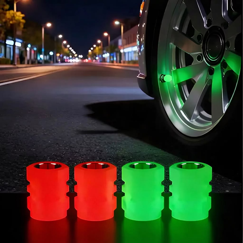 Car Luminous Tire Valve Cap(4 pcs set)