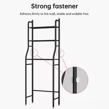 Bathroom Toilet & Balcony Washing Machine Storage Rack