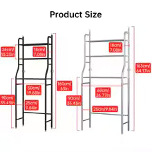 Bathroom Toilet & Balcony Washing Machine Storage Rack