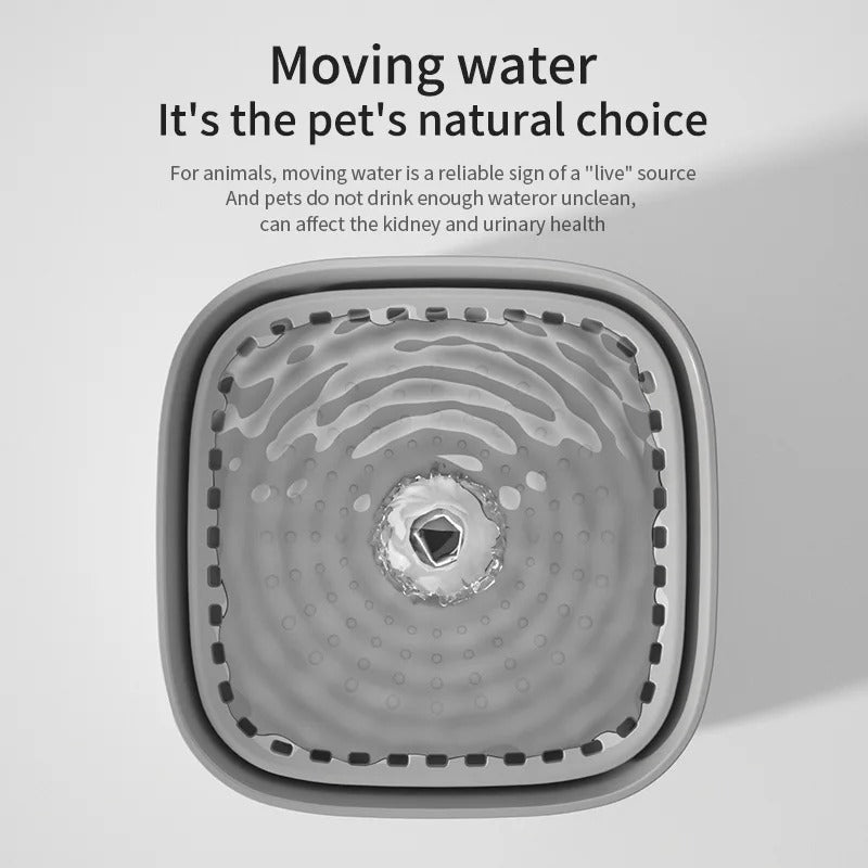 3L Cat Water Fountain Auto Recirculate Filter Large Capacity