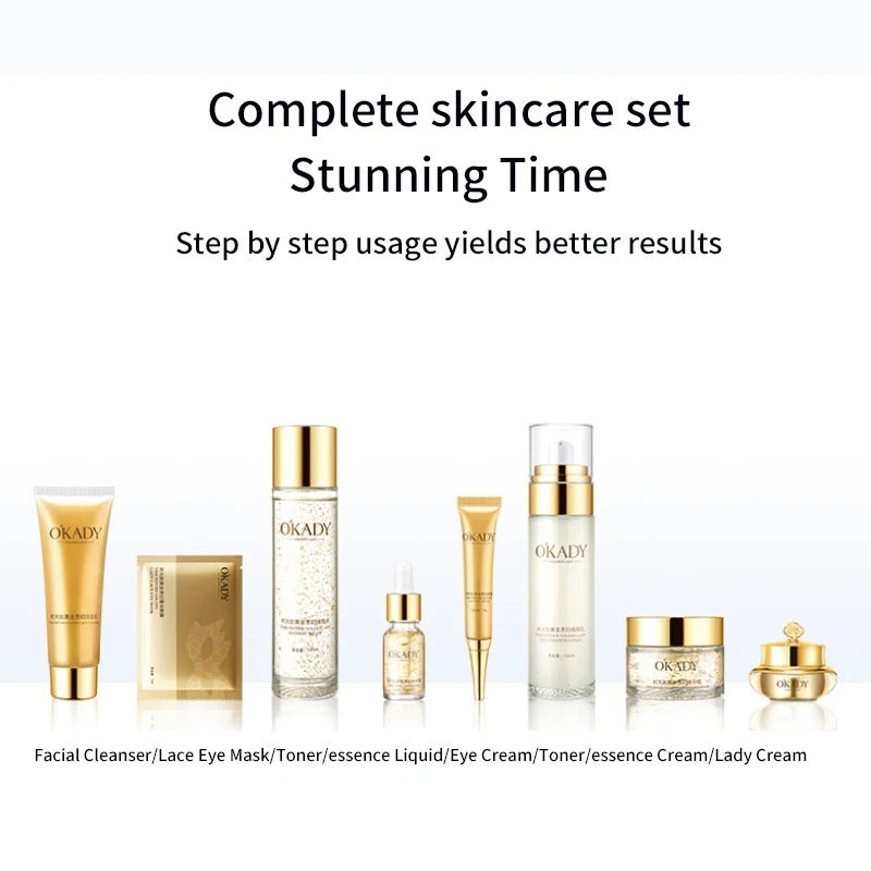 10 Piece Set Hydrating Skin Care Set Box Moisturizing Repair Cosmetics