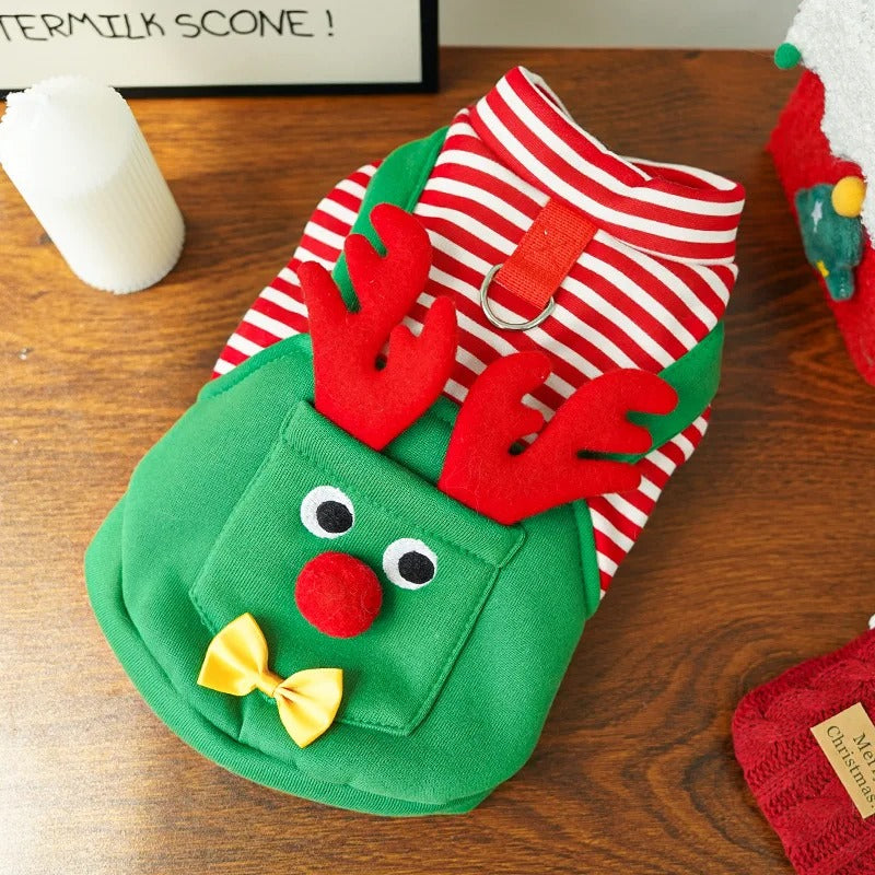 Christmas Pet Dogs Cats Coats Dress Up Costume